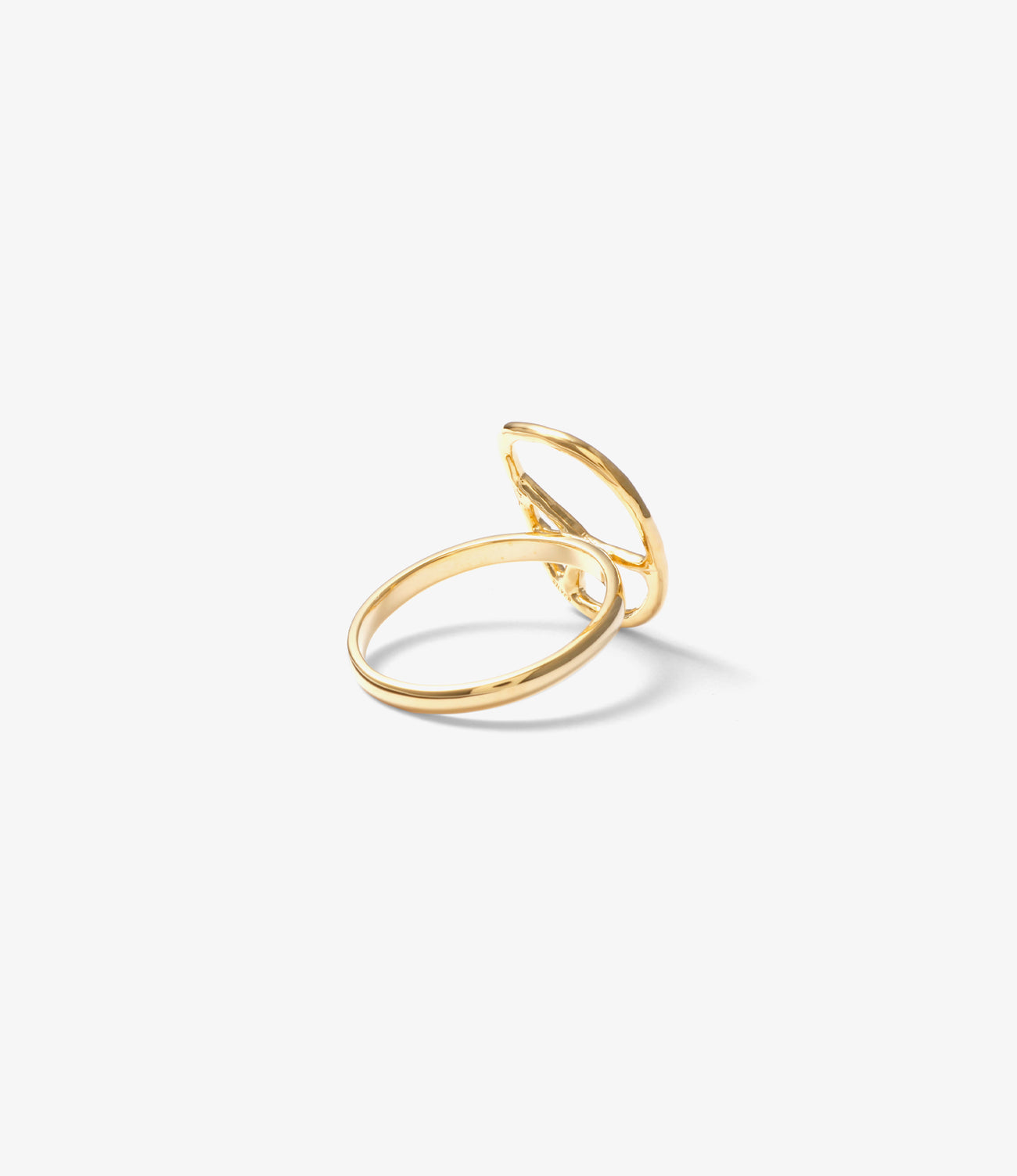 Peace Ring / Small - Gold Plate