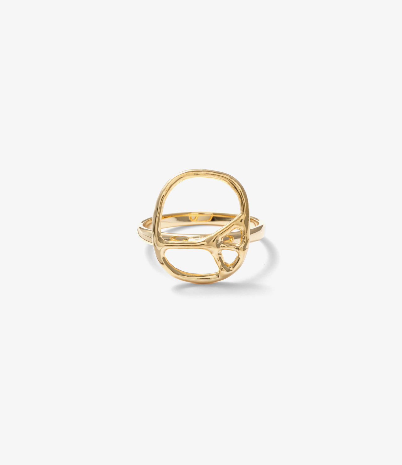 Peace Ring / Small - Gold Plate