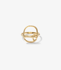 Peace Ring / Small - Gold Plate
