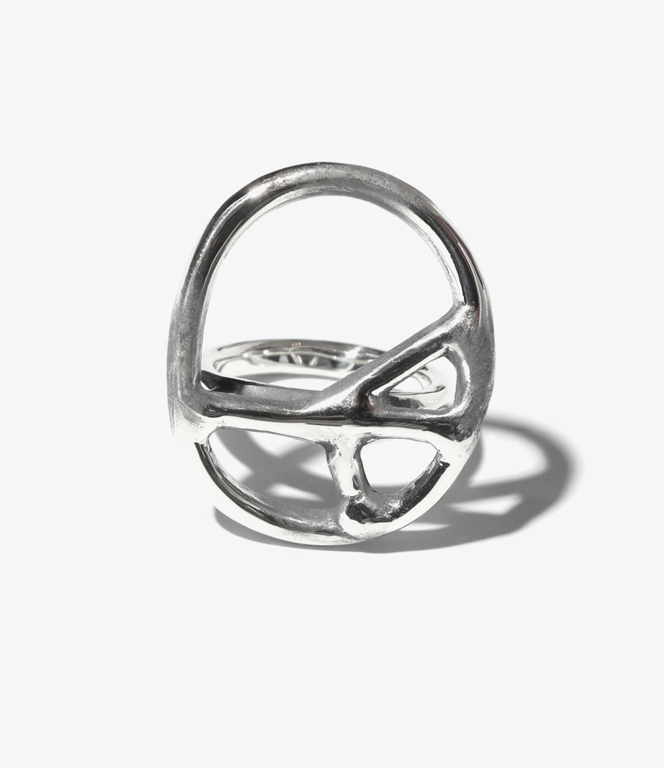 Peace Ring / Large - 925 Silver