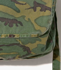 Reversible News Paper Bag - Camo Twill