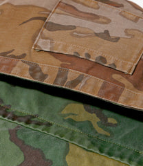 Reversible News Paper Bag - Camo Twill