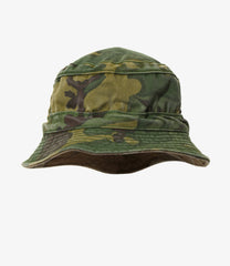 Reversible Bucket Hat - Camo Twill