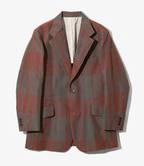 2B Jacket - Poly Oxford Plaid