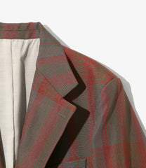 2B Jacket - Poly Oxford Plaid