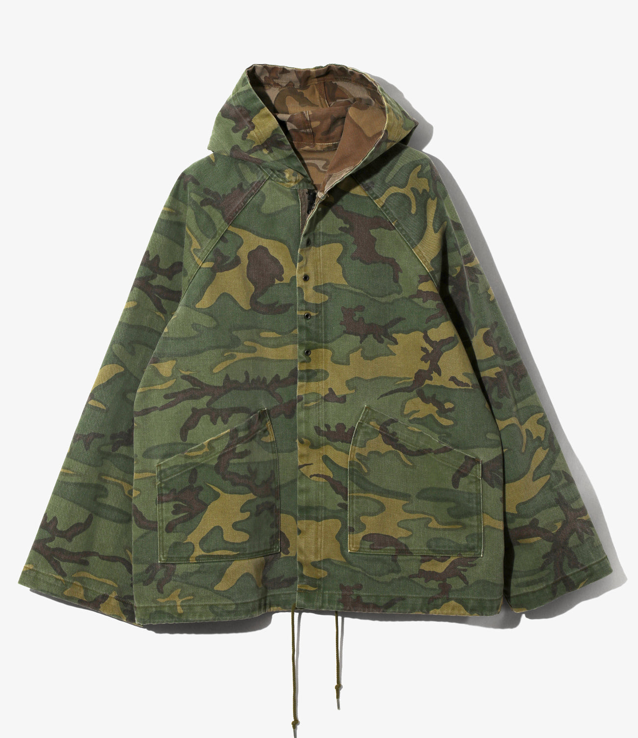 Reversible Hooded Coat - Camo Twill – NEPENTHES ONLINE STORE
