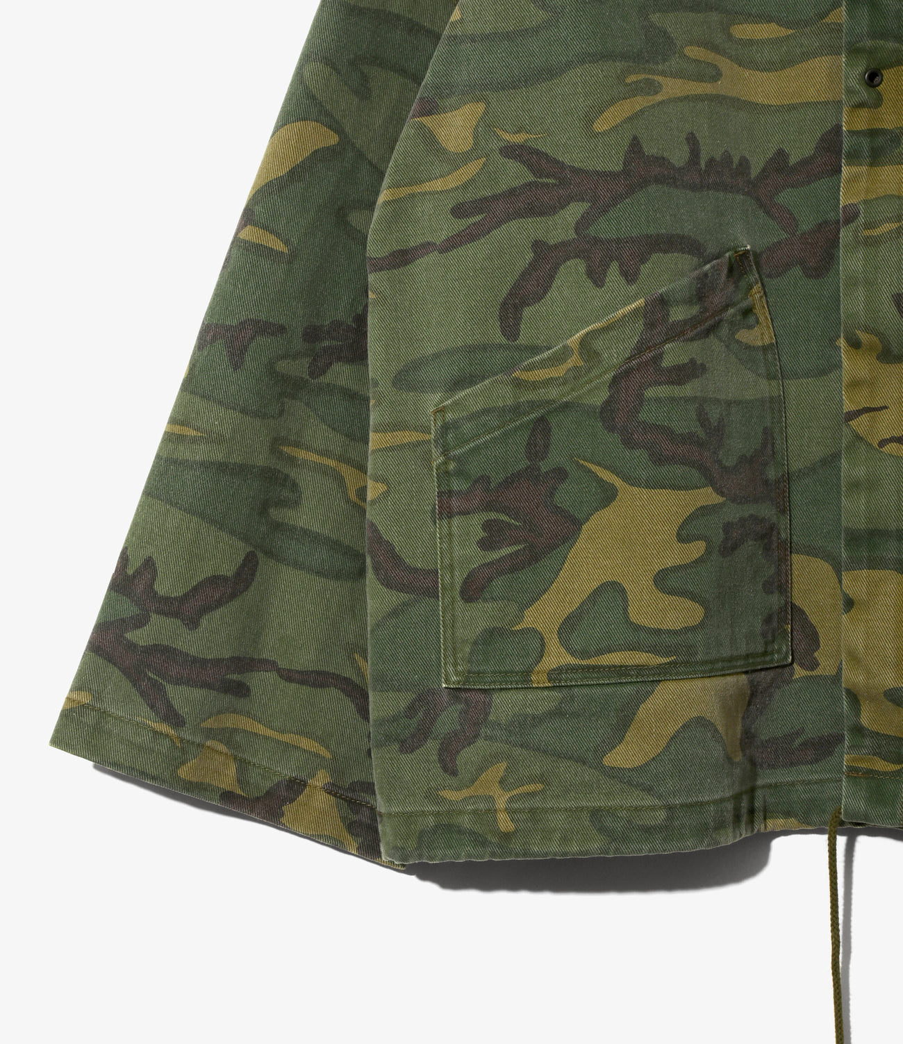 Reversible Hooded Coat - Camo Twill