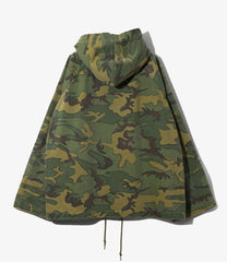 Reversible Hooded Coat - Camo Twill