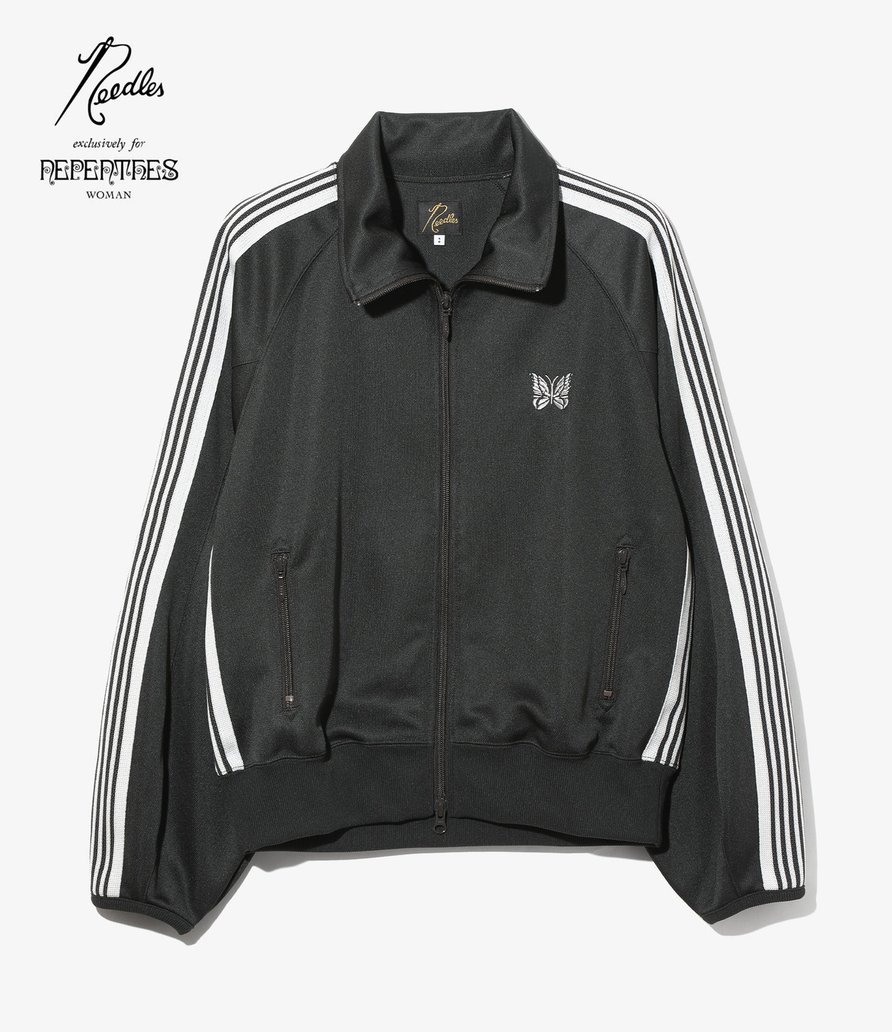 Puff Sleeve Track Jacket - Poly Smooth