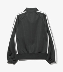 Puff Sleeve Track Jacket - Poly Smooth