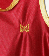 Papillon Emb. Side Line Tank Top - Tricot Sateen