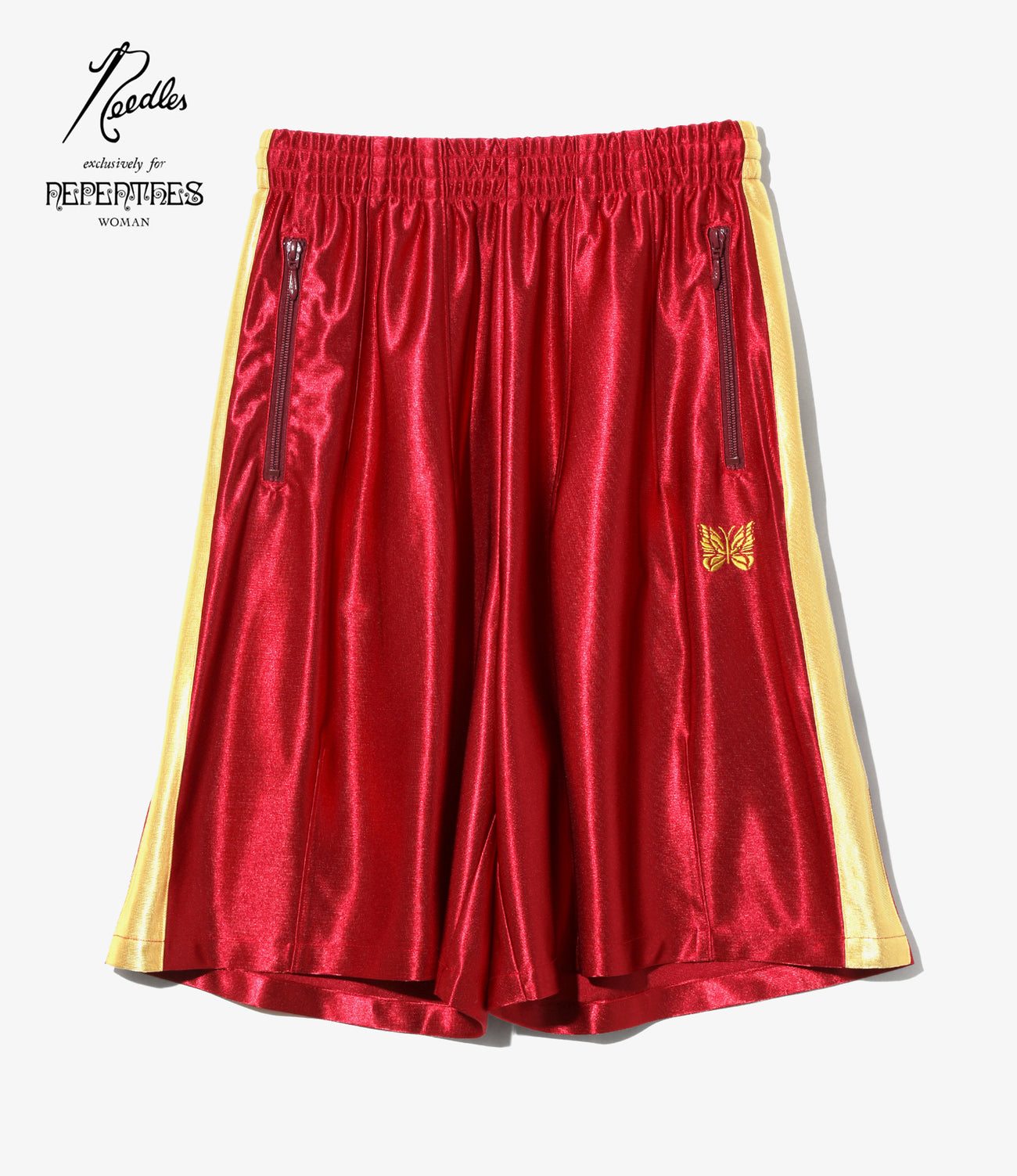 Side Line Track Short -Tricot Sateen