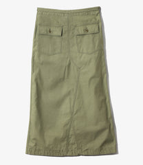 String Fatigue Skirt - Reversed Sateen