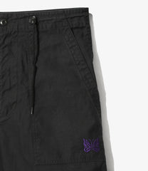 String Fatigue Skirt - Reversed Sateen
