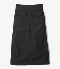 String Fatigue Skirt - Reversed Sateen