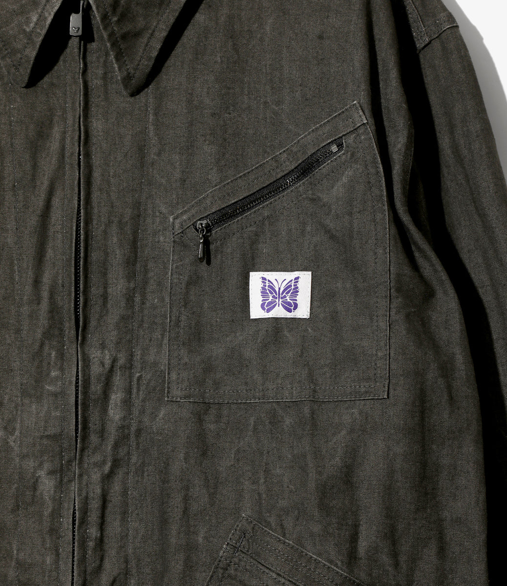 Zipped Work Jacket - C/L Canvas / Sumi Dye – NEPENTHES ONLINE STORE