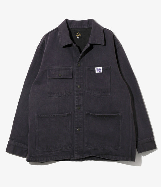 『needles』 カバーオール　ペイズリー　オリエンタルボタン　ブラウン　S Needles（ニードルズ）〉 Memory Poly Taffeta Coverall - Charcoal