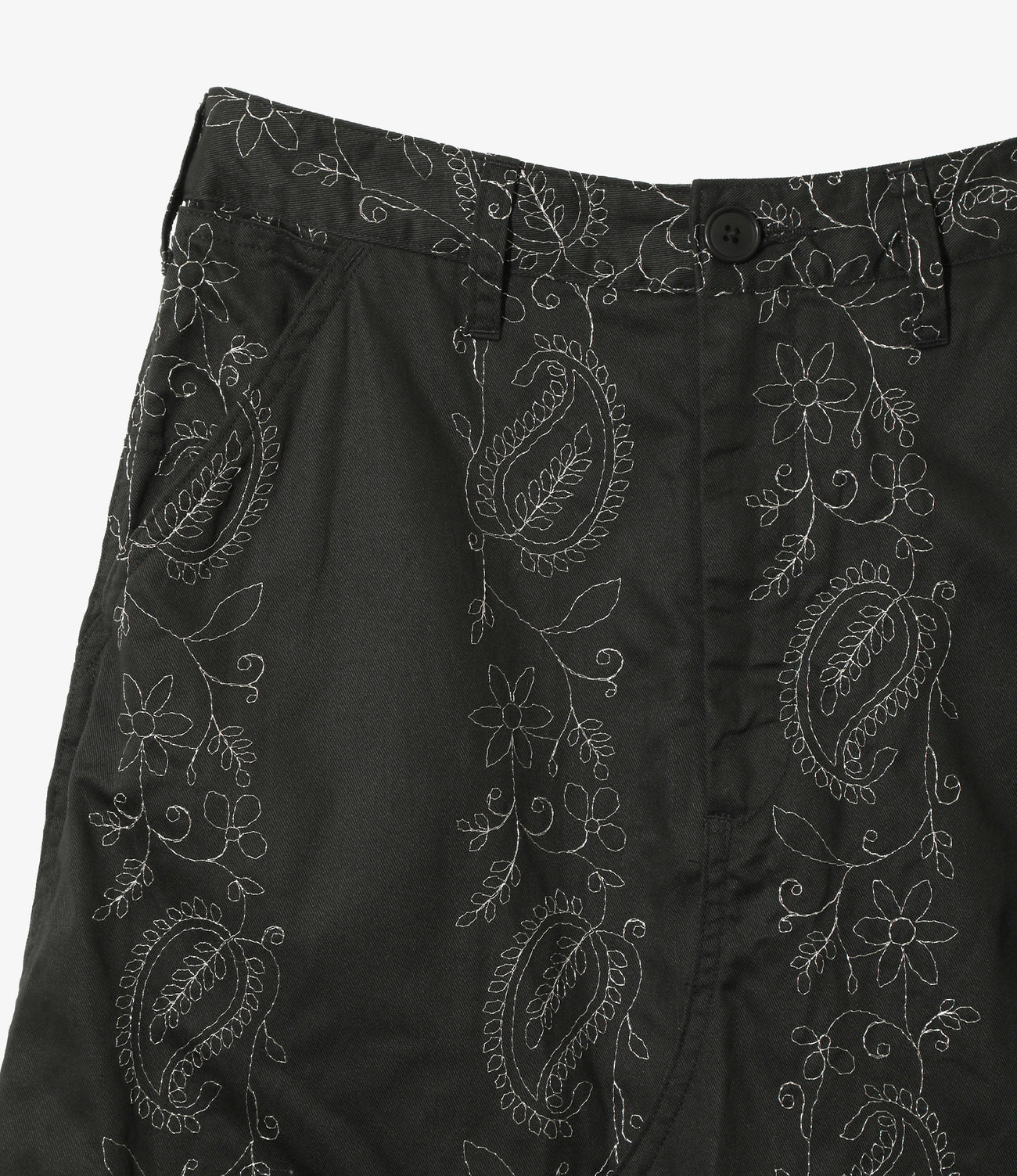 Painter Skirt - Embroidered Twill