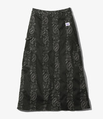 Painter Skirt - Embroidered Twill