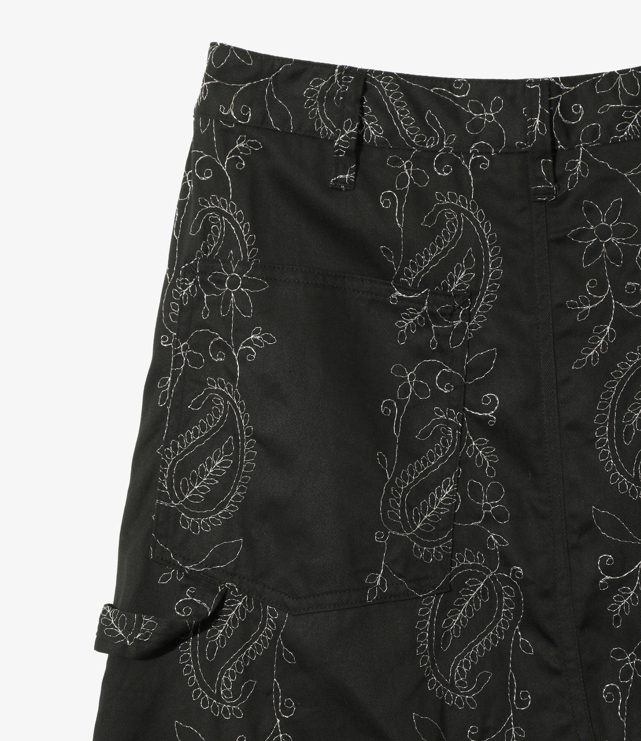 Painter Skirt - Embroidered Twill