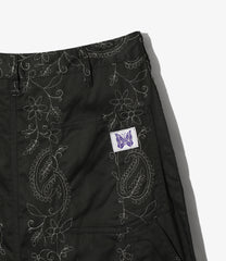 Painter Skirt - Embroidered Twill
