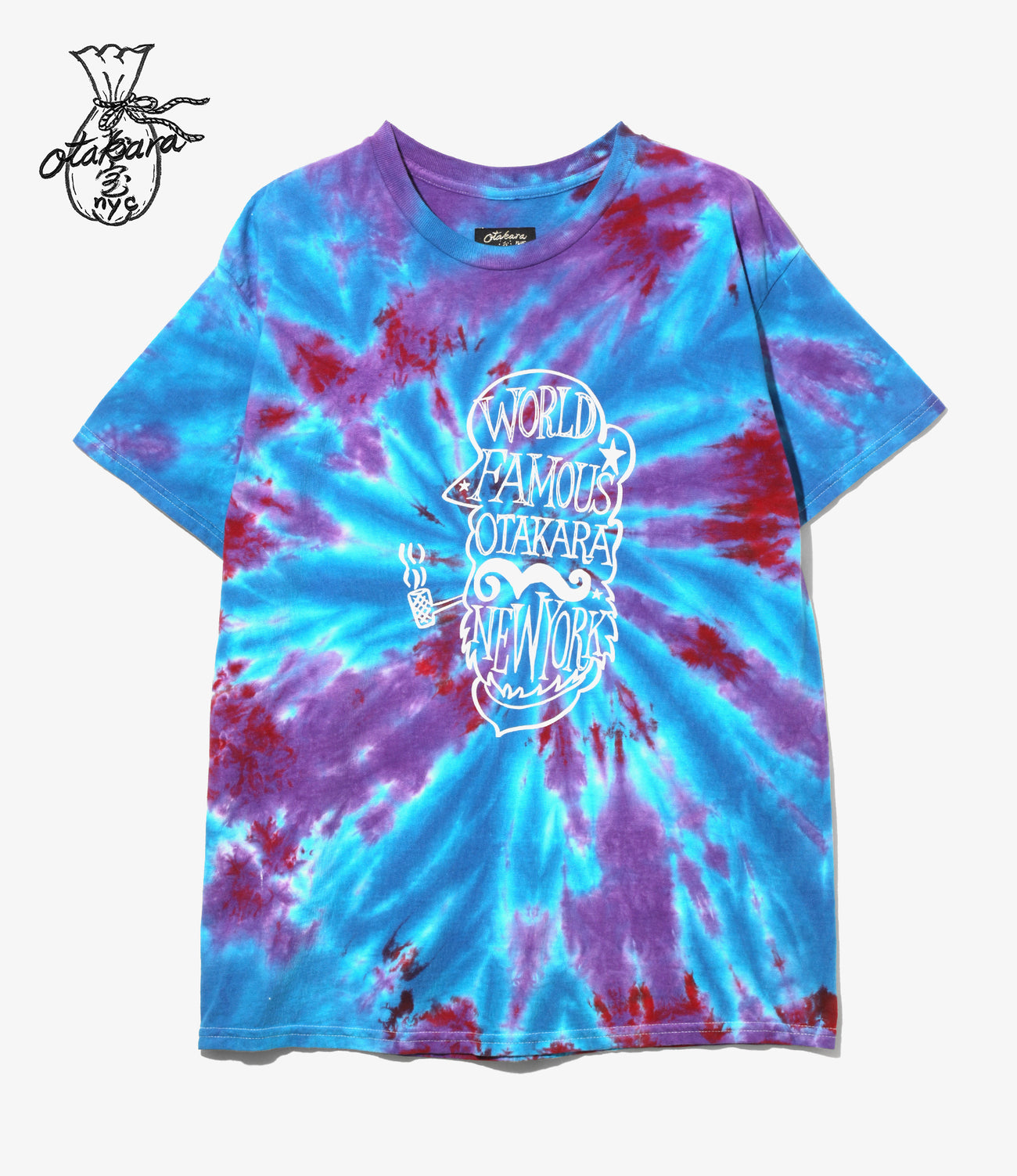 〈OTAKARA NYC〉Short Sleeve  Tie Dye Tee - World Famous
