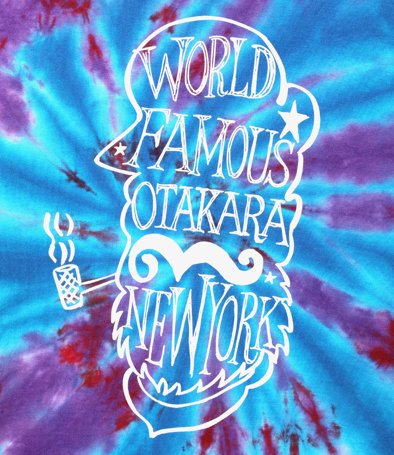 〈OTAKARA NYC〉Short Sleeve  Tie Dye Tee - World Famous