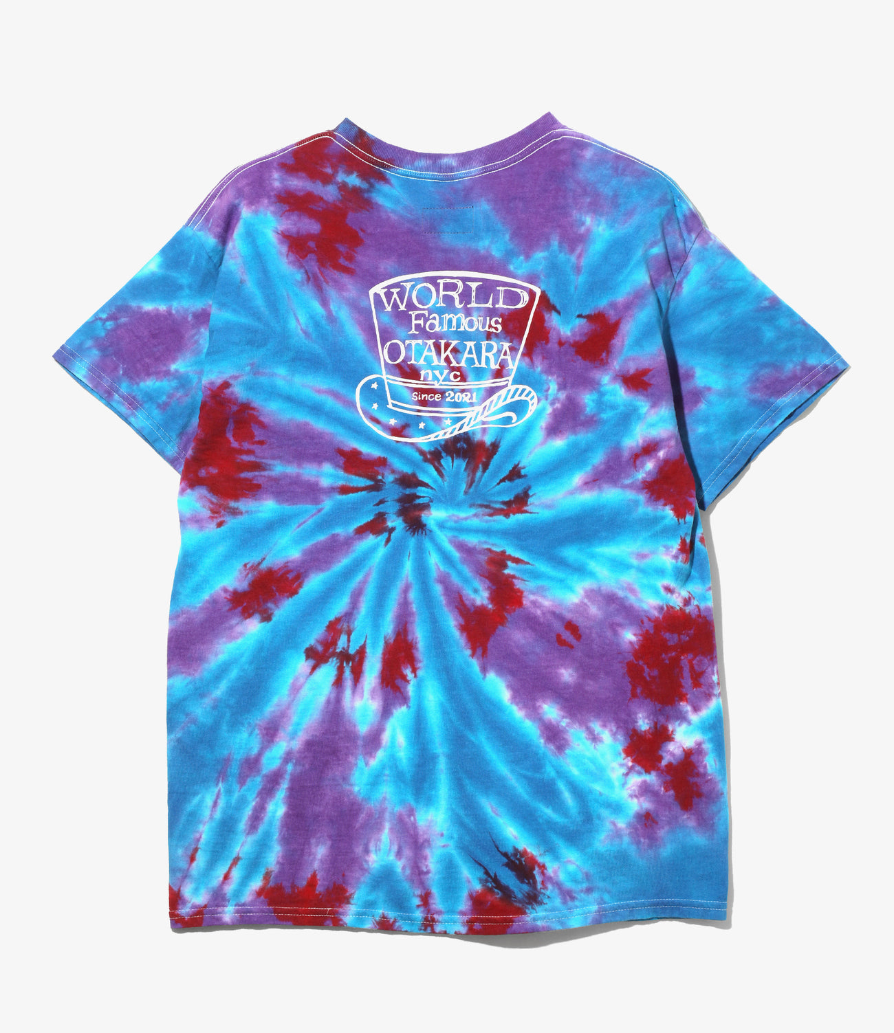 〈OTAKARA NYC〉Short Sleeve  Tie Dye Tee - World Famous