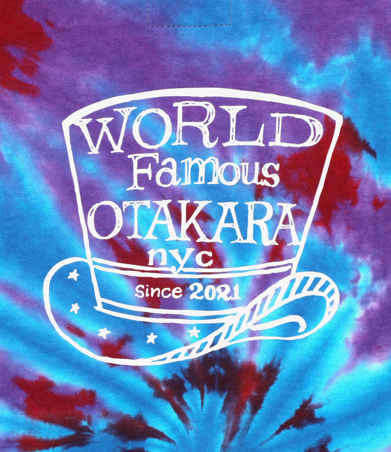 〈OTAKARA NYC〉Short Sleeve  Tie Dye Tee - World Famous