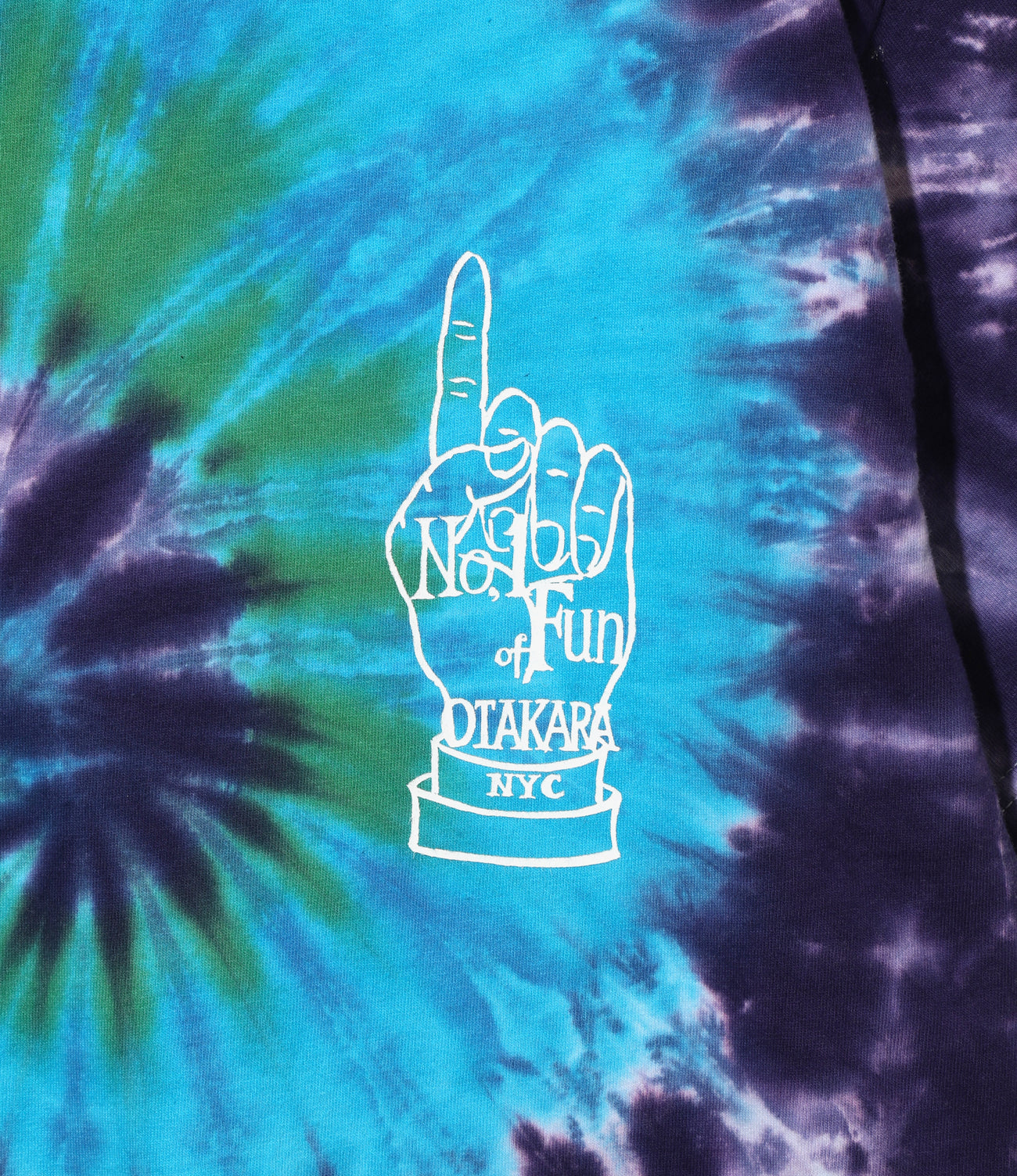 〈OTAKARA NYC〉Short Sleeve Tie Dye Tee - Iron Hand