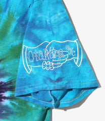 〈OTAKARA NYC〉Short Sleeve Tie Dye Tee - Iron Hand