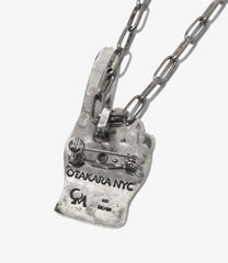 〈OTAKARA NYC〉 x 〈Munqa〉Brooch Pendant - Hand / 925 Silver