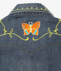 Papillon Emb. Jean Jacket - 12oz Denim