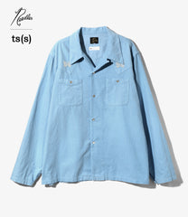 〈NEEDLES〉x〈ts(s)〉L/S Cowboy One-Up Shirt -Garment Dye