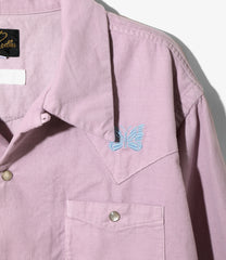 〈NEEDLES〉x〈ts(s)〉L/S Cowboy One-Up Shirt -Garment Dye