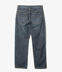 Papillon Emb. Straight Jean - 12oz Denim