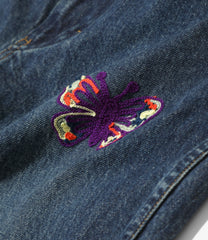 Papillon Emb. Boot-Cut Jean - 12oz Denim