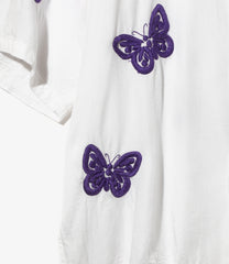 〈NEEDLES〉x〈NOMARHYTHM TEXTILE〉Cabana Shirt - Papillon Emb.