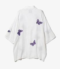 〈NEEDLES〉x〈NOMARHYTHM TEXTILE〉Cabana Shirt - Papillon Emb.