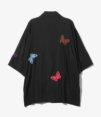 〈NEEDLES〉x〈NOMARHYTHM TEXTILE〉Cabana Shirt - Papillon Emb.