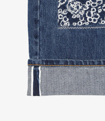 〈NEEDLES〉x〈NOMARHYTHM TEXTILE〉Bandana Emb. Denim Pant