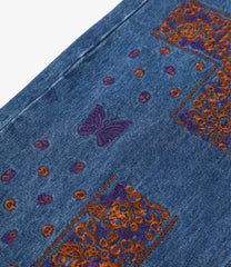 〈NEEDLES〉x〈NOMARHYTHM TEXTILE〉Bandana Emb. Denim Pant
