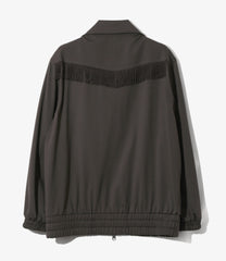 Fringe Track Jacket - High Count Jersey
