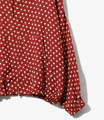 Zipped Hoody - Double Weave Jacquard