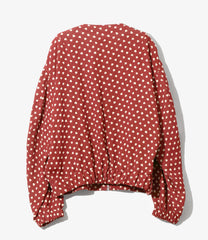 Line Crew Jacket - Double Weave Jacquard