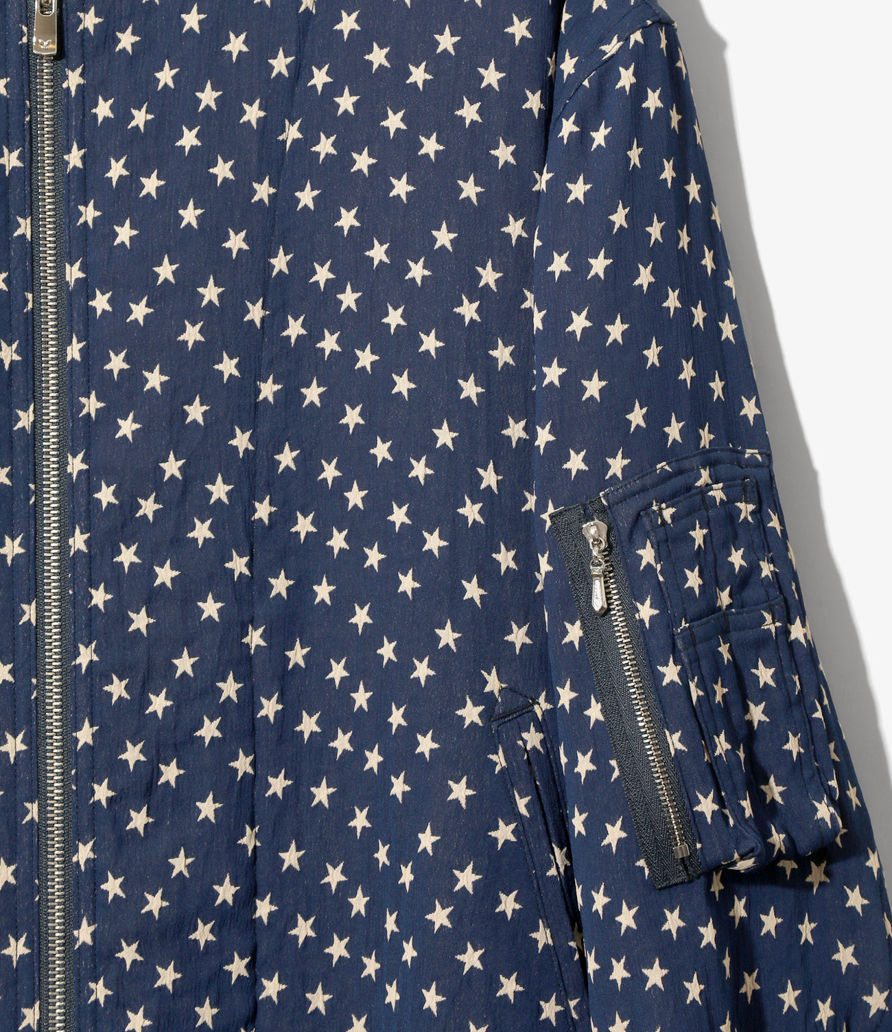 Line Crew Jacket - Double Weave Jacquard
