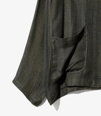 Stand Collar Jacket - Rayon Double Face Gauze