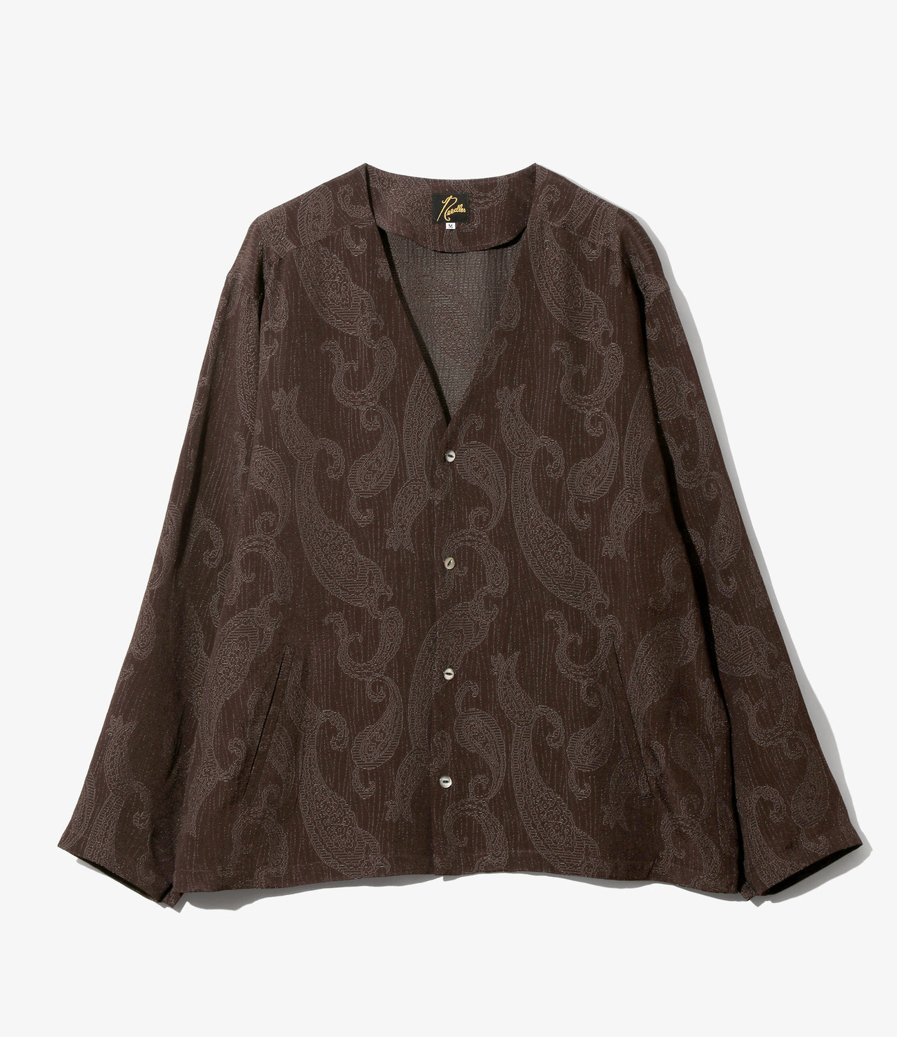 V Neck Shirt - Rayon Paisley Jacquard – NEPENTHES ONLINE STORE