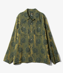 Cowboy One-Up Shirt - Rose Jacquard