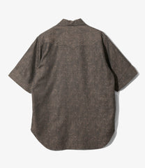 S/S Western Shirt - Micro Shadow Plaid